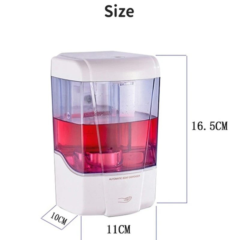 Automatic Soap Dispenser Hand Sterilizer Infrared Motion Sensor Hand Disinfectant Soap Wall-mounted Automatic Sanitizer Bottle 
Automatic Soap Dispenser Hand Sterilizer Infrared Motion Sensor Hand Disinfectant Soap Wall-mounted Automatic Sanitizer Bottle