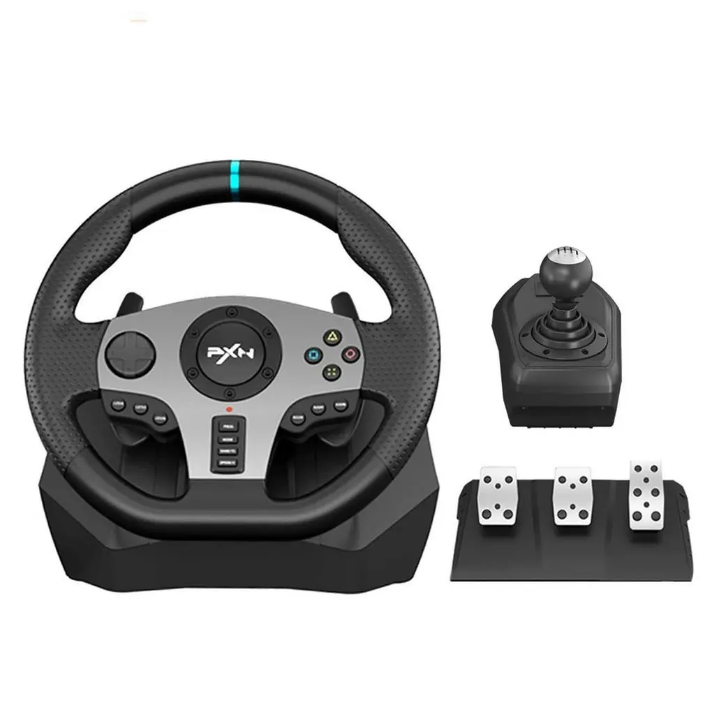 Игровое рулевое колесо V9 Volante для ПК, игровое гоночное колесо для PS4/Xbox One/Android TV/Nintendo Switch/Xbox Series S/X
Игровое рулевое колесо V9 Volante для ПК, игровое гоночное колесо для PS4/Xbox One/Android TV/Nintendo Switch/Xbox Series S/X