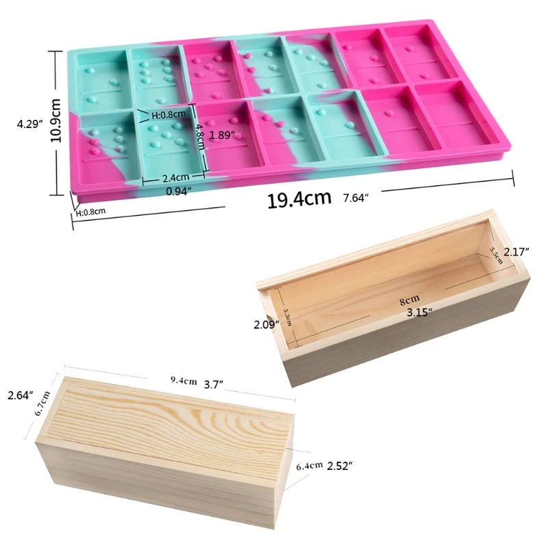 Domino Molds for Resin Casting Domino Set Family Game Silicone Epoxy Resin Casting Moulds DIY Keychains Jewelry Making
Domino Molds for Resin Casting Domino Set Family Game Silicone Epoxy Resin Casting Moulds DIY Keychains Jewelry Making