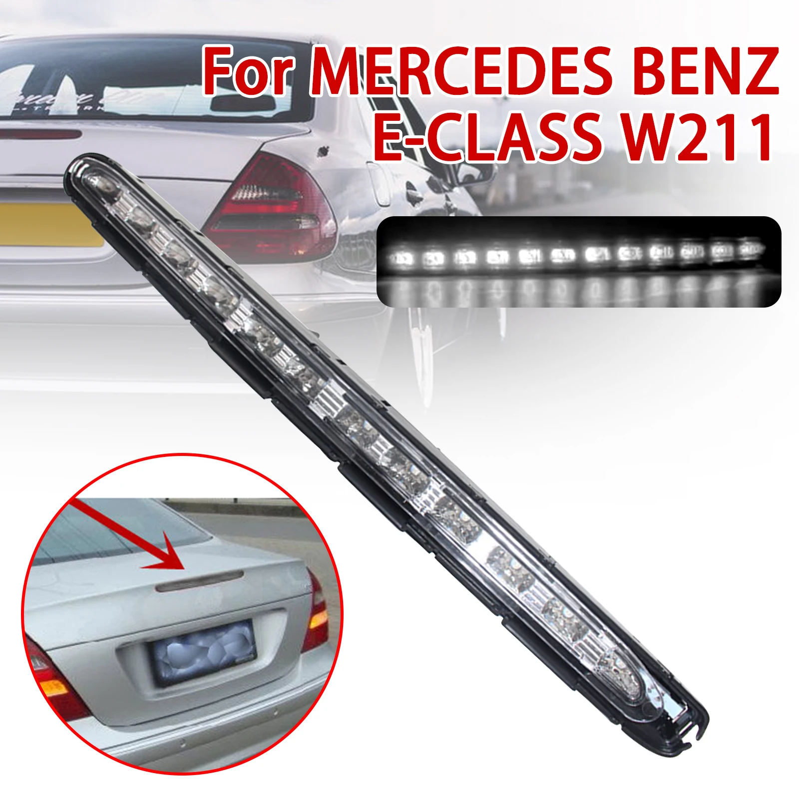 Car LED Rear Tail Light Height Level Brake Light Stop Lamp Signal For Mercedes Benz E-Class W211 2002 2003 2004 2005 2118201556
Car LED Rear Tail Light Height Level Brake Light Stop Lamp Signal For Mercedes Benz E-Class W211 2002 2003 2004 2005 2118201556