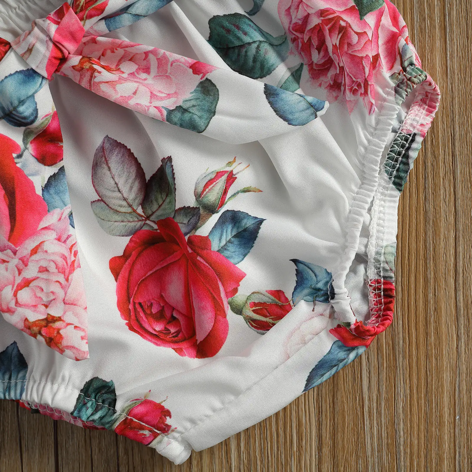 Summer Toddler Infant Sling Ribbed Bodysuit + Belt Print Shorts + Bowknot Flower Print Headband 3pcs Set
Summer Toddler Infant Sling Ribbed Bodysuit + Belt Print Shorts + Bowknot Flower Print Headband 3pcs Set