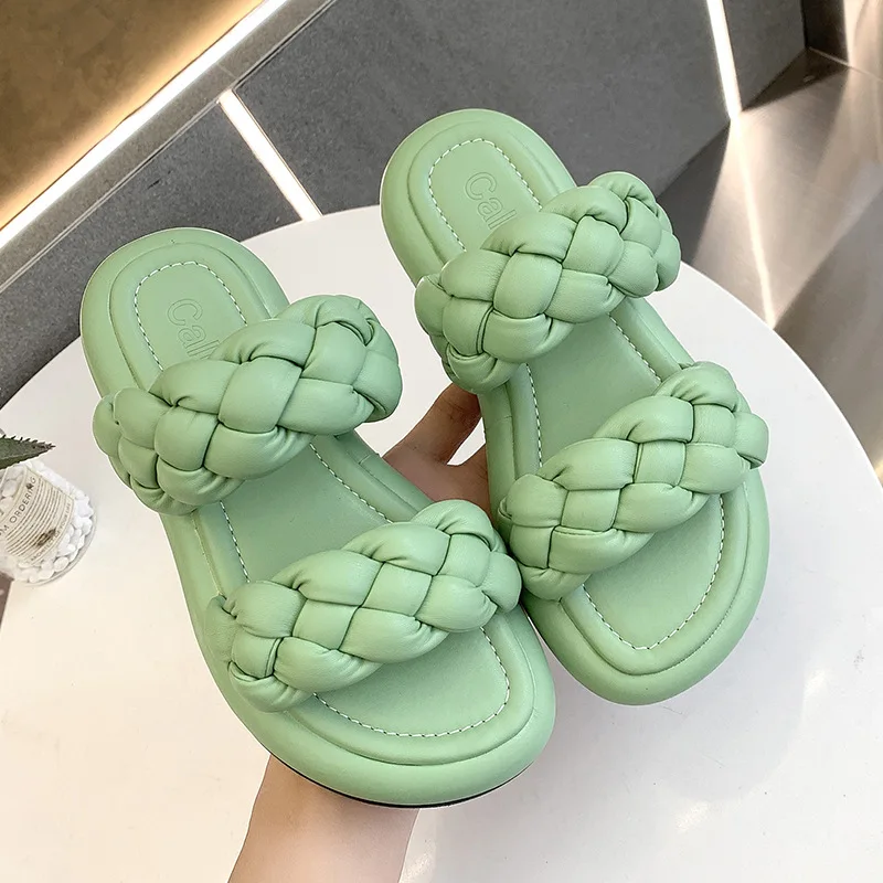 Platform Sandals For Women Shoes Round Toe Weave Female Shoes 2021 Summer Hollow Out Beach Fashion Ladies Slip On Woman Sandals
Platform Sandals For Women Shoes Round Toe Weave Female Shoes 2021 Summer Hollow Out Beach Fashion Ladies Slip On Woman Sandals