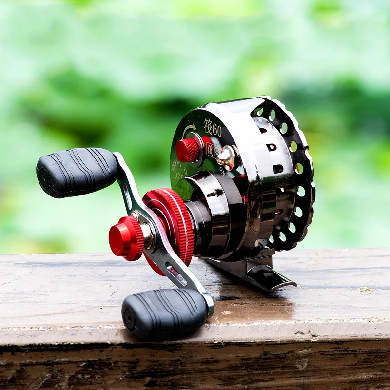 JIMITU Inline Ice Fishing Reel Right/Left Handed Fishing Raft Wheel Ice Reels with 4+1BB Ball Bearings
JIMITU Inline Ice Fishing Reel Right/Left Handed Fishing Raft Wheel Ice Reels with 4+1BB Ball Bearings