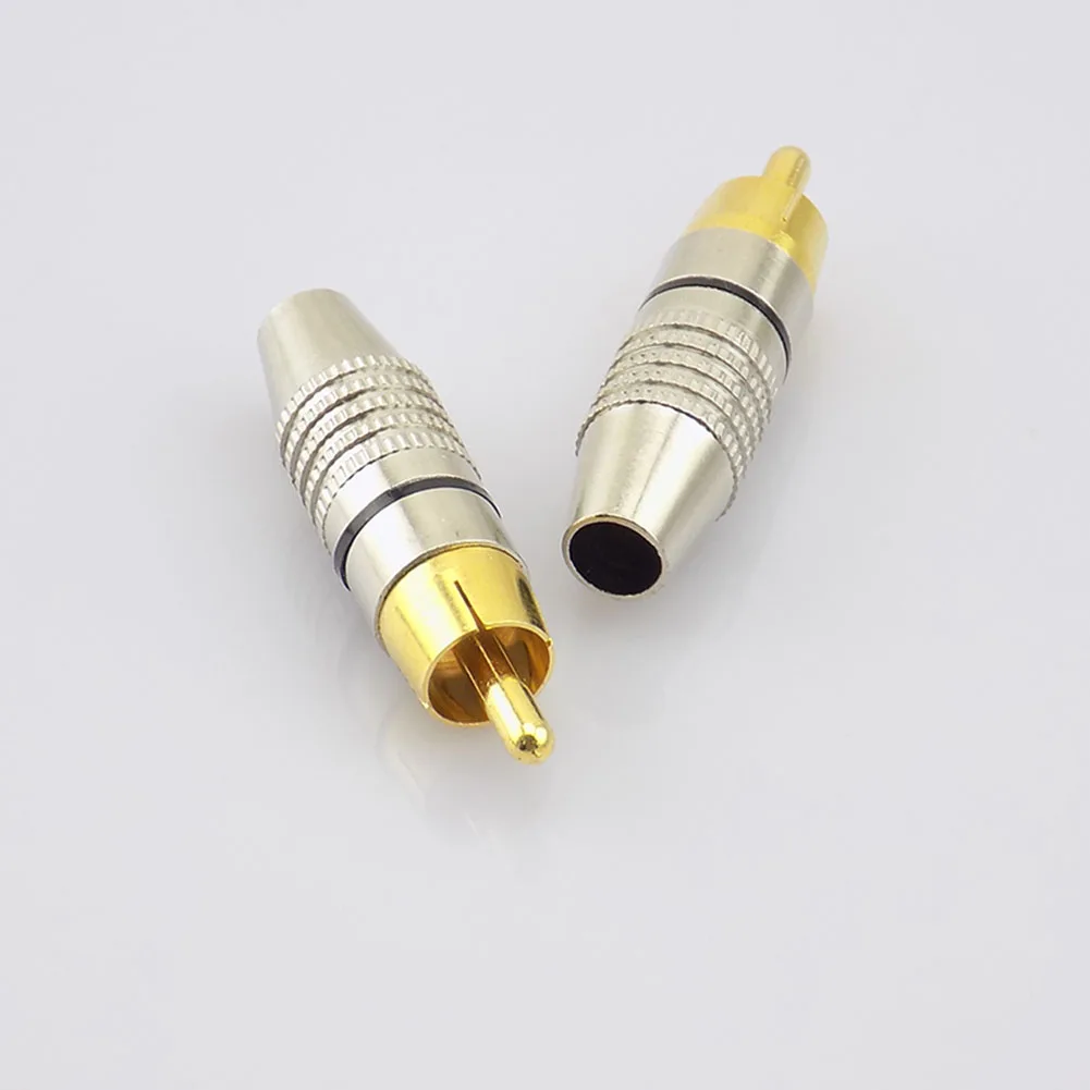 5pcs 10pcs RCA Male Plug to cabling Connector Adapter Audio Video Cable Non Solder Gold Plated CCTV Camera Security Accessories
5pcs 10pcs RCA Male Plug to cabling Connector Adapter Audio Video Cable Non Solder Gold Plated CCTV Camera Security Accessories