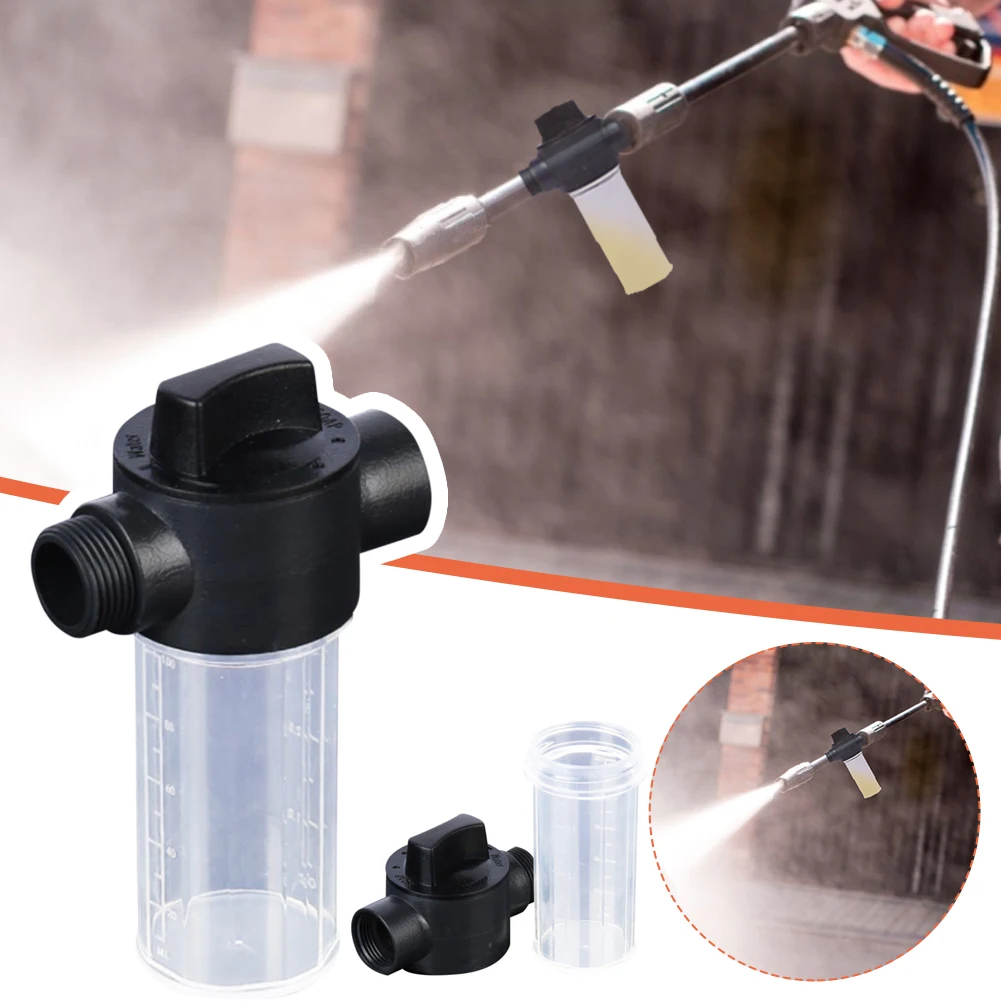 100ml Garden Hose Foam Pot Car Washing Foamer Pressure Washer Portable Garden Car Glasses Washing Watering Foam Pot
100ml Garden Hose Foam Pot Car Washing Foamer Pressure Washer Portable Garden Car Glasses Washing Watering Foam Pot