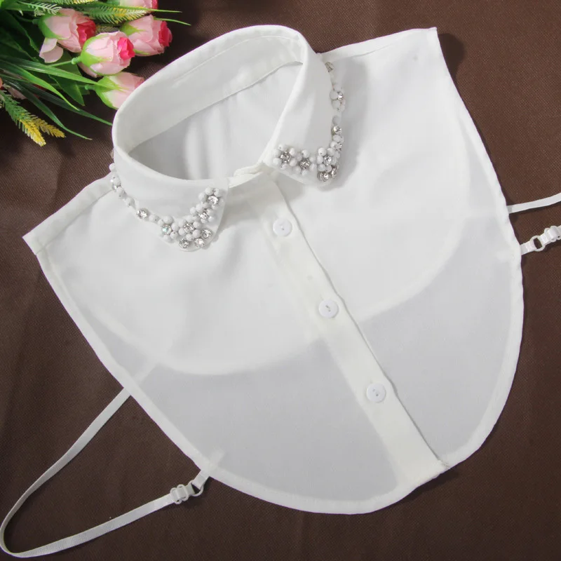Fashion Shirt Fake Collar For Women Detachable Collar False Collar Lapel Shirt Vintage Embroidered Rhinestone Fake Collar
Fashion Shirt Fake Collar For Women Detachable Collar False Collar Lapel Shirt Vintage Embroidered Rhinestone Fake Collar
