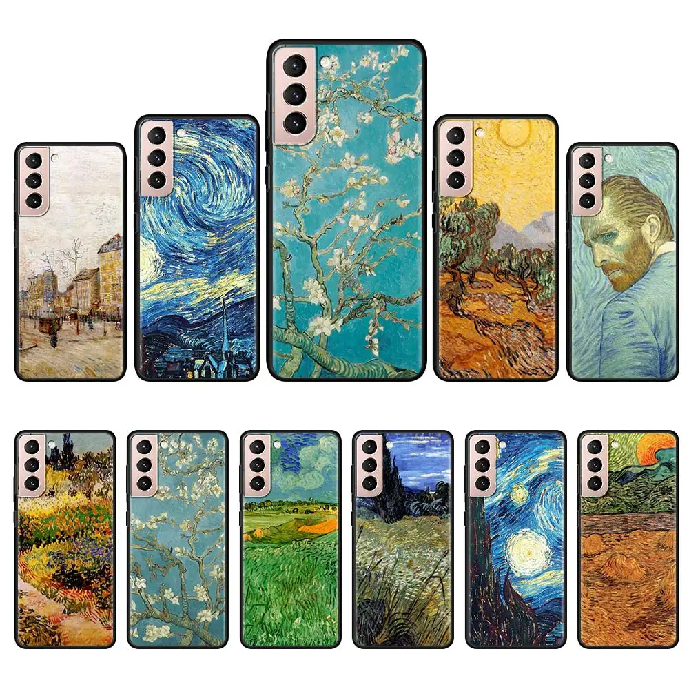 Van Gogh Starry Art Silicone Phone Case Cover for Samsung Galaxy S21 S20 Ultra S10 Lite S9 Plus S20 FE S10e Black Soft Coque
Van Gogh Starry Art Silicone Phone Case Cover for Samsung Galaxy S21 S20 Ultra S10 Lite S9 Plus S20 FE S10e Black Soft Coque