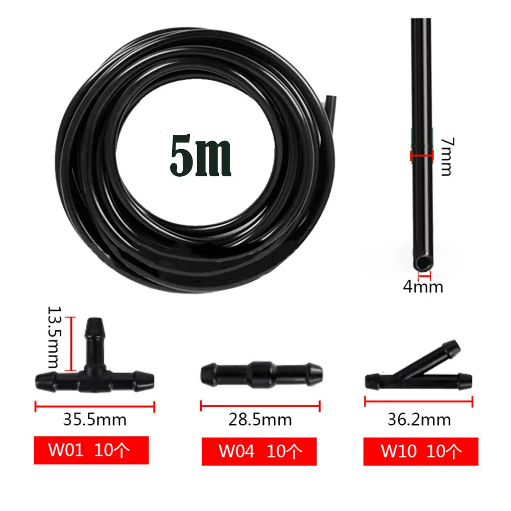 5M Windshield Wiper Tube T/Y/I Type Splitter Windshield Washer Hose Connector Washer Nozzle Wiper Blade Pipe Car Accessories
5M Windshield Wiper Tube T/Y/I Type Splitter Windshield Washer Hose Connector Washer Nozzle Wiper Blade Pipe Car Accessories