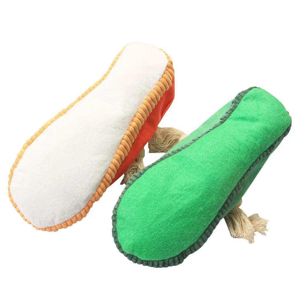 Creative new plain slippers pet voice toy dog biting and grinding teeth cleaning dollDog's favorite toy
Creative new plain slippers pet voice toy dog biting and grinding teeth cleaning dollDog's favorite toy