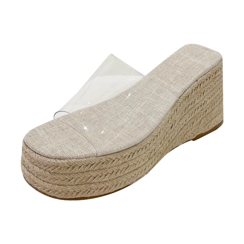 Simple And Versatile Pure Color Ladies Slippers Summer New Fashion Thick-Soled Slope Heel High-Heeled Slippers
Simple And Versatile Pure Color Ladies Slippers Summer New Fashion Thick-Soled Slope Heel High-Heeled Slippers