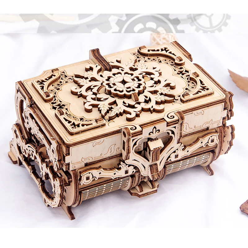 3D деревянные головоломки Антикварные коробки DIY механического привода модель передачи Шестерни поворот головоломки для сборки украшения и...
3D деревянные головоломки Антикварные коробки DIY механического привода модель передачи Шестерни поворот головоломки для сборки украшения и...