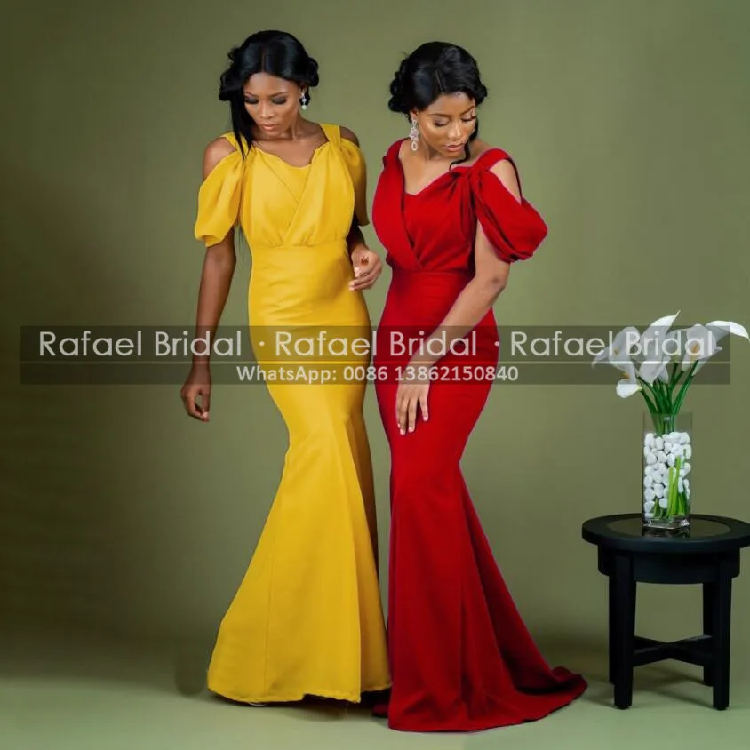 Spaghetti Off Shoulder Bridesmaid Dresses Mermaid Long African Black Girls Maid Of Honor Dress Prom Formal For Women
Spaghetti Off Shoulder Bridesmaid Dresses Mermaid Long African Black Girls Maid Of Honor Dress Prom Formal For Women