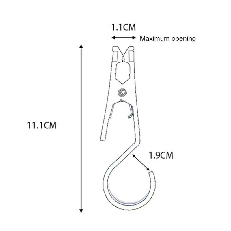 4 Pcs/Set Tent Canopy Cloth Clip Hook Holder Portable Tent Outdoor Pegs Multifunctional Camping Supplies Tools Tool Accesso X6J3
4 Pcs/Set Tent Canopy Cloth Clip Hook Holder Portable Tent Outdoor Pegs Multifunctional Camping Supplies Tools Tool Accesso X6J3