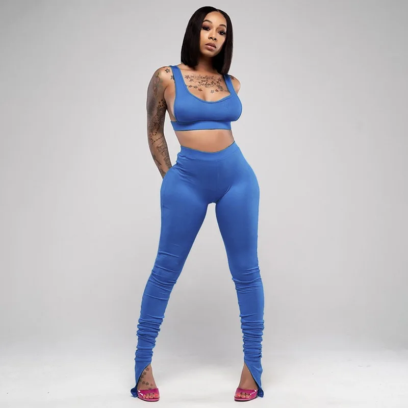 2021 Spring Summer New Slim Vest Stretch Tight Pants Casual Set Home Fashion Two 2 Piece Set Sports Pants Tracksuit Suit
2021 Spring Summer New Slim Vest Stretch Tight Pants Casual Set Home Fashion Two 2 Piece Set Sports Pants Tracksuit Suit