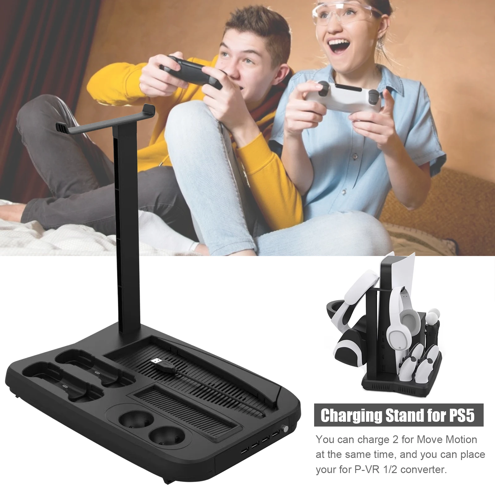 Charging Display Stand Game Console Charger Base For PS5 VR Charger Dock Base For Move Motion Dropshipping Wholesale
Charging Display Stand Game Console Charger Base For PS5 VR Charger Dock Base For Move Motion Dropshipping Wholesale
