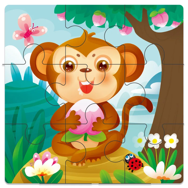 Cartoon Animal Puzzles Baby Children Wooden Early Education Toys Educational Jigsaw Intelligence Puzzle
Cartoon Animal Puzzles Baby Children Wooden Early Education Toys Educational Jigsaw Intelligence Puzzle