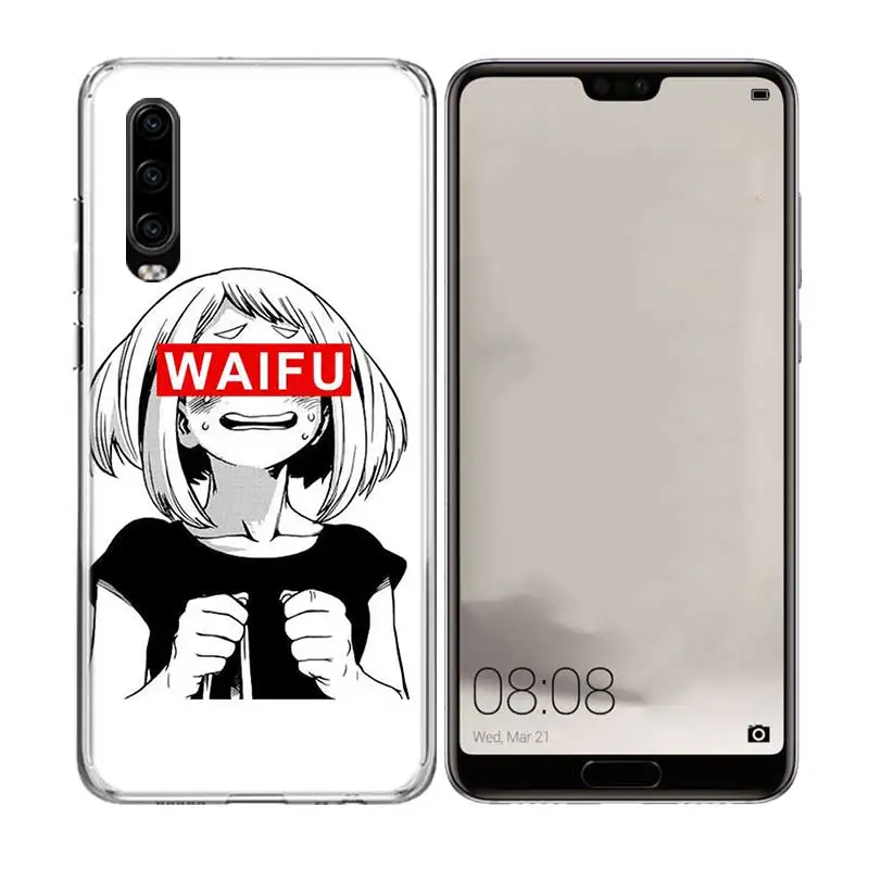 Мягкий силиконовый чехол Sugoi Senpai Anime Waifu для Huawei P40 P30 P20 P10 lite Mate 10 20 Pro телефона |