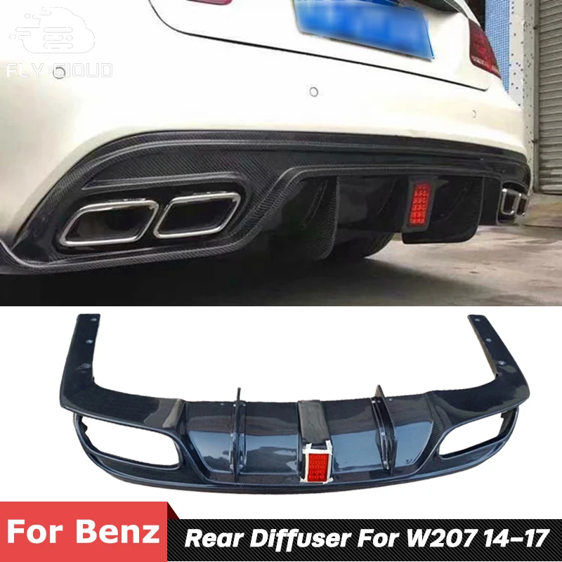 Carbon Fiber Rear Bumper Lip Spoiler Diffuser With Led Light For Mercedes Benz W207 E200 E300 E260 Coupe Car Tuning 2014-2016
Carbon Fiber Rear Bumper Lip Spoiler Diffuser With Led Light For Mercedes Benz W207 E200 E300 E260 Coupe Car Tuning 2014-2016