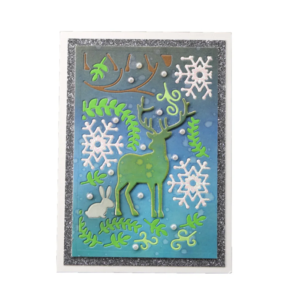 2020 New Christmas Snowflakes Deer Rabbit Leaves Metal Cutting Dies DIY Scrapbooking Craft Photo Invitation Cards Decoration
2020 New Christmas Snowflakes Deer Rabbit Leaves Metal Cutting Dies DIY Scrapbooking Craft Photo Invitation Cards Decoration