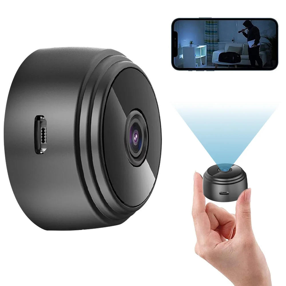 A9 Security Camera HD IR Night Vision 1080P IP Camera Indoor Wifi Wireless Mini Surveillance Home Security Protection Camcorder
A9 Security Camera HD IR Night Vision 1080P IP Camera Indoor Wifi Wireless Mini Surveillance Home Security Protection Camcorder