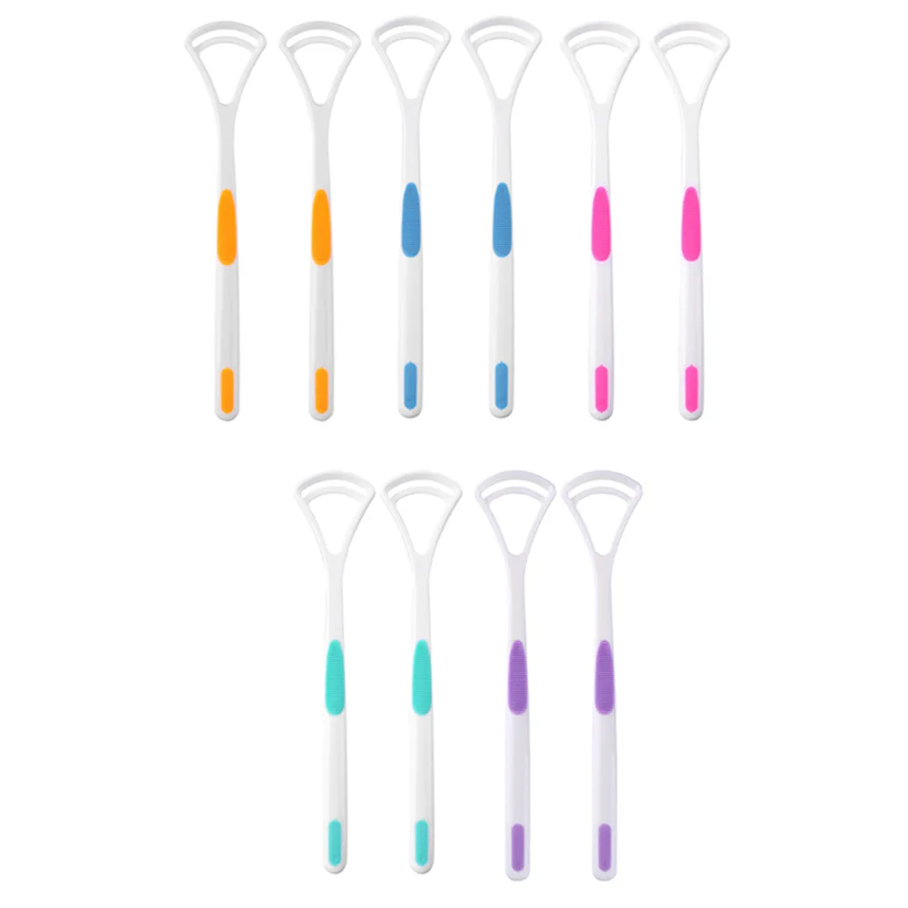 Скребок для языка с нескользящей ручкой, 10 шт. 
Скребок для языка с нескользящей ручкой, 10 шт.