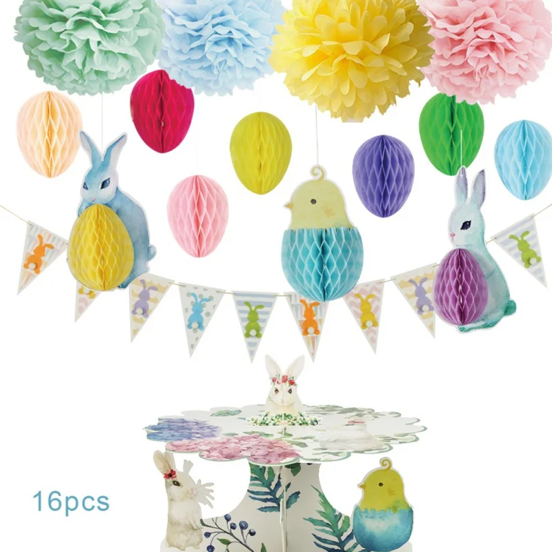 Easter Honeycomb Rabbits Set Home Decor Hanging Easter Decor Bunny egg chick Ornament Baby Shower Birthday Hanging Pendant
Easter Honeycomb Rabbits Set Home Decor Hanging Easter Decor Bunny egg chick Ornament Baby Shower Birthday Hanging Pendant