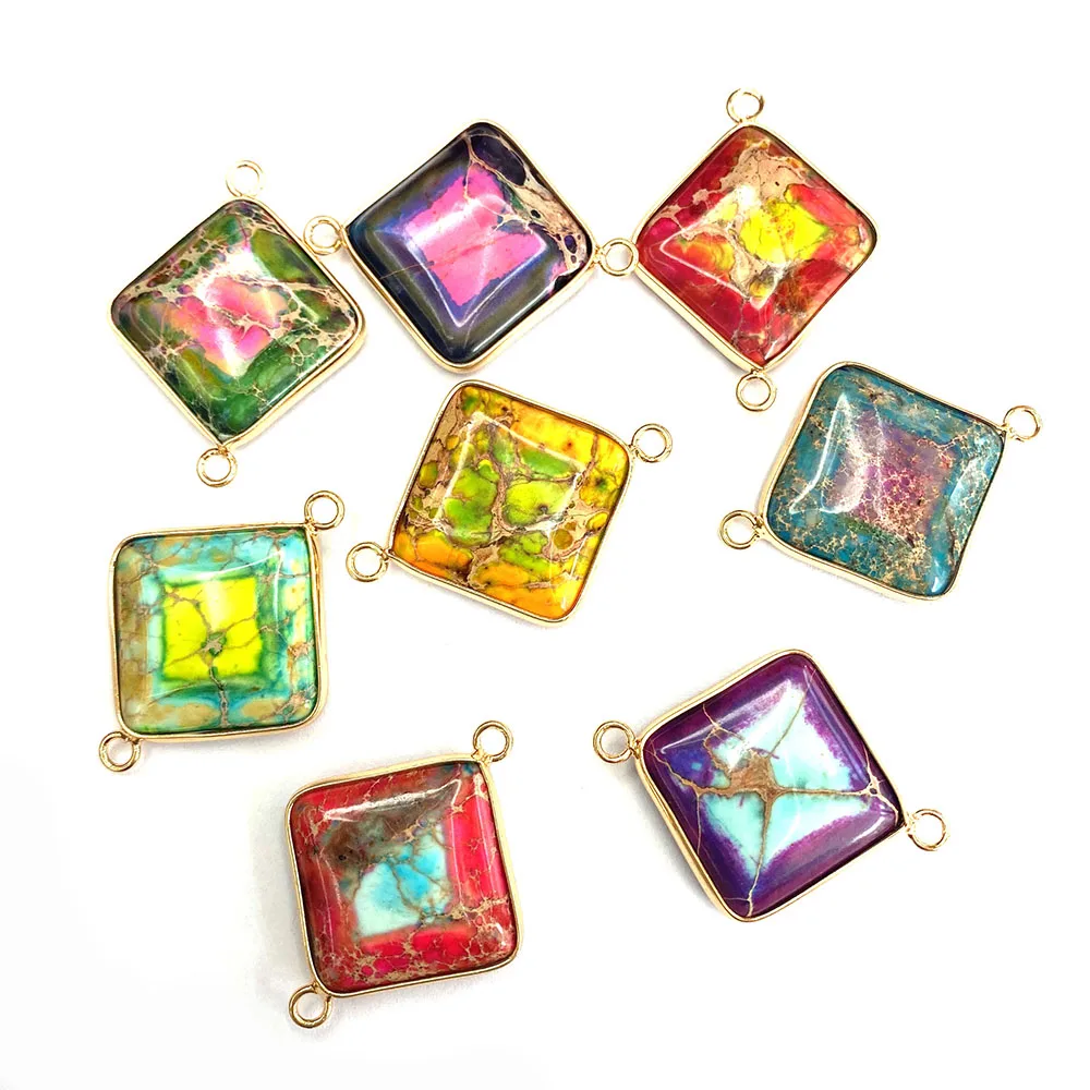 1pcs Natural Stone Pendant Diagonal Square Rhombus Designer Pendants Charms for Jewelry Making Earring Necklace Crafts Wholesale
1pcs Natural Stone Pendant Diagonal Square Rhombus Designer Pendants Charms for Jewelry Making Earring Necklace Crafts Wholesale
