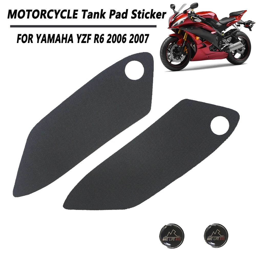 For YAMAHA YZFR6 YZF-R6 YZF R6 2006 2007 Motorcycle PVC Protector Anti Slip Tank Pad Sticker Gas Knee Grip Traction Side Decals
For YAMAHA YZFR6 YZF-R6 YZF R6 2006 2007 Motorcycle PVC Protector Anti Slip Tank Pad Sticker Gas Knee Grip Traction Side Decals