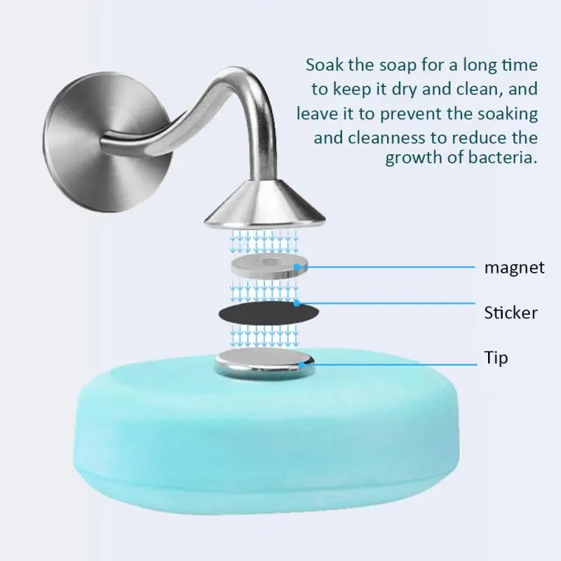 Магнитный держатель для мыла в ванную комнату, настенный держатель для мыла
Магнитный держатель для мыла в ванную комнату, настенный держатель для мыла