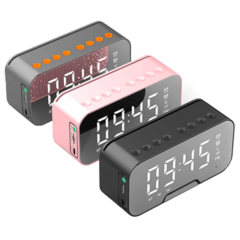 Mirror LED Alarm Clock Multifunction Wireless 5.0 Bluetooth Player Electronic Digital Table Clock with Dual Alarm Mode
Mirror LED Alarm Clock Multifunction Wireless 5.0 Bluetooth Player Electronic Digital Table Clock with Dual Alarm Mode