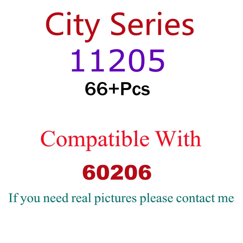 66Pcs 11205 Building Block Toy City Series 60206 Assembled Building Block Children's Toy Gifts
66Pcs 11205 Building Block Toy City Series 60206 Assembled Building Block Children's Toy Gifts