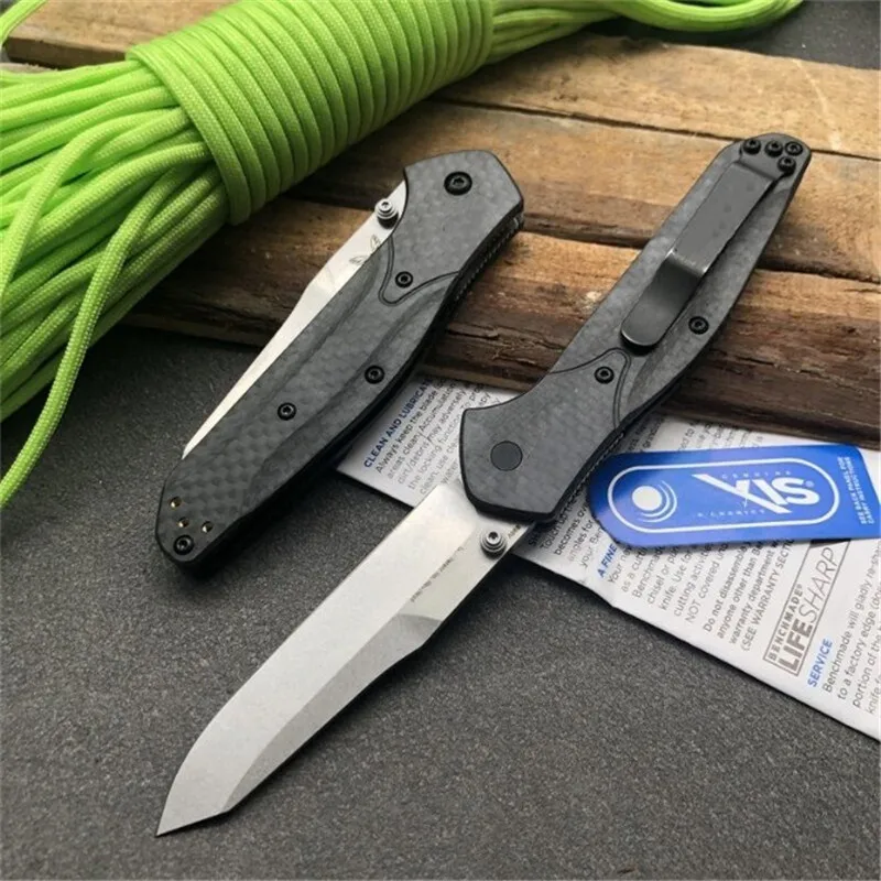 Складной нож-бабочка 940-1 с ручкой из углеродного волокна, лезвие D2, карбоновый фибра с ручкой, высокопрочный Военный нож для выживания, Карма...
Складной нож-бабочка 940-1 с ручкой из углеродного волокна, лезвие D2, карбоновый фибра с ручкой, высокопрочный Военный нож для выживания, Карма...