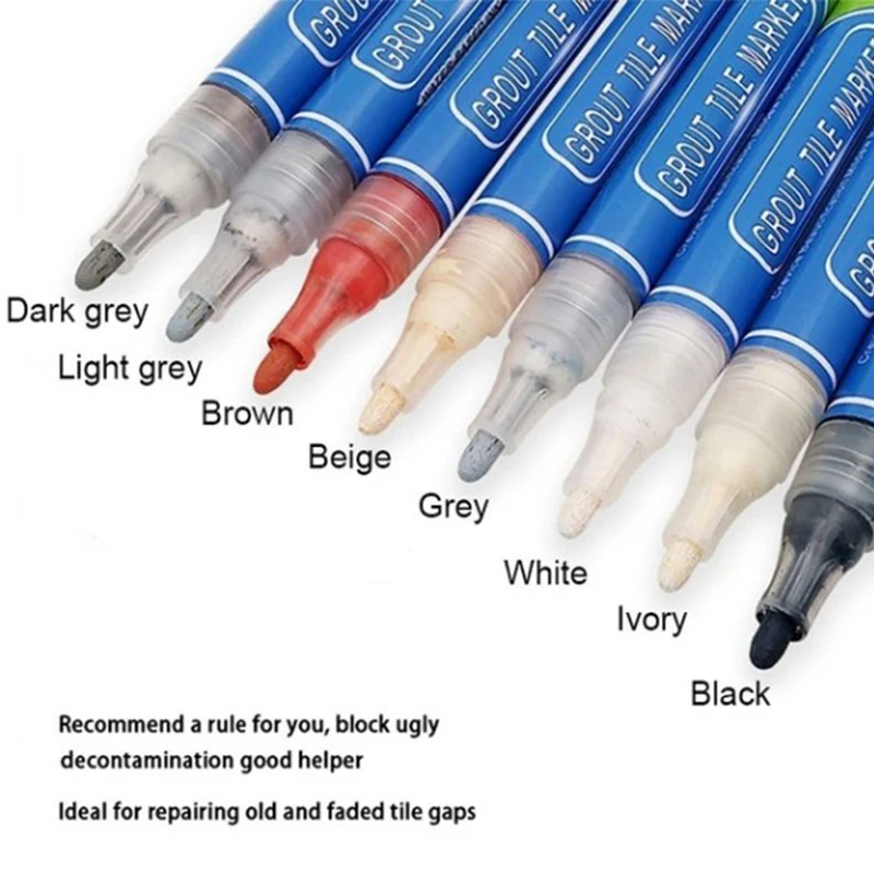Tile Beauty Sewing Pen Bathroom Waterproof Floor Tile Gap Decontamination Penmouldproof waterproof moisture-proof anti-fouling
Tile Beauty Sewing Pen Bathroom Waterproof Floor Tile Gap Decontamination Penmouldproof waterproof moisture-proof anti-fouling