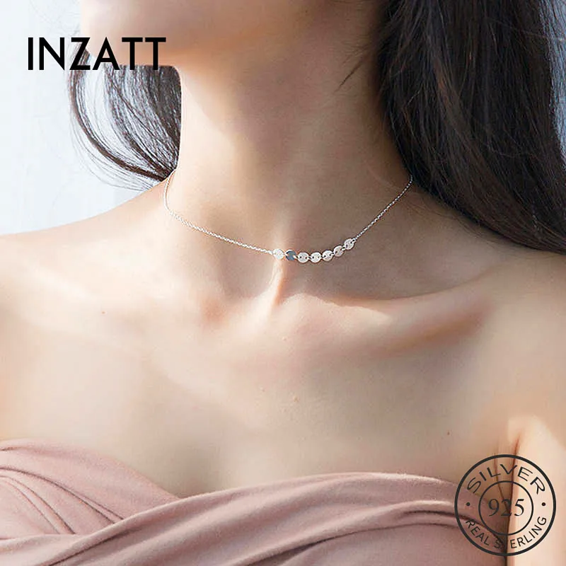 INZATT, Настоящее серебро 925 пробы, Круглый Кулон, Колье, Ожерелье для женщин, минимализм, ювелирные украшения, Богемные аксессуары
INZATT, Настоящее серебро 925 пробы, Круглый Кулон, Колье, Ожерелье для женщин, минимализм, ювелирные украшения, Богемные аксессуары