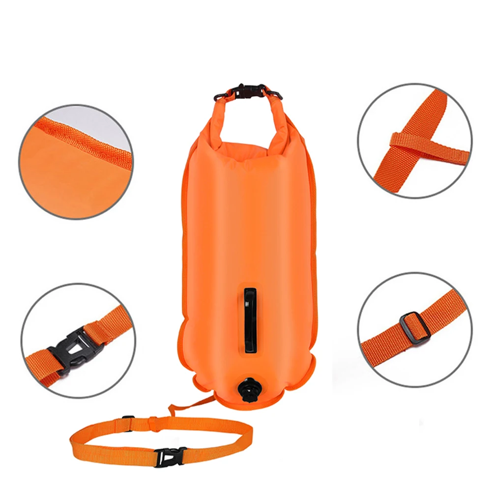 28L Inflatable Open PVC Swimming Buoy Tow Float Dry Bag Air Bag with Waist Belt for Swimming Water Sport Safety Bag
28L Inflatable Open PVC Swimming Buoy Tow Float Dry Bag Air Bag with Waist Belt for Swimming Water Sport Safety Bag