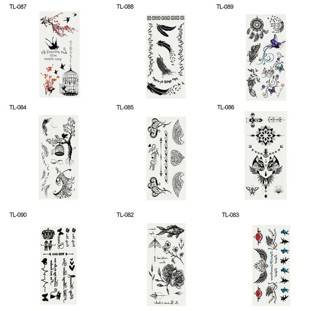Fashion Temporary Tattoos Tree Feather Bird Body Art Fake Tattoo Removable Temporary Waterproof Tattoo Sticker Decal Tools
Fashion Temporary Tattoos Tree Feather Bird Body Art Fake Tattoo Removable Temporary Waterproof Tattoo Sticker Decal Tools