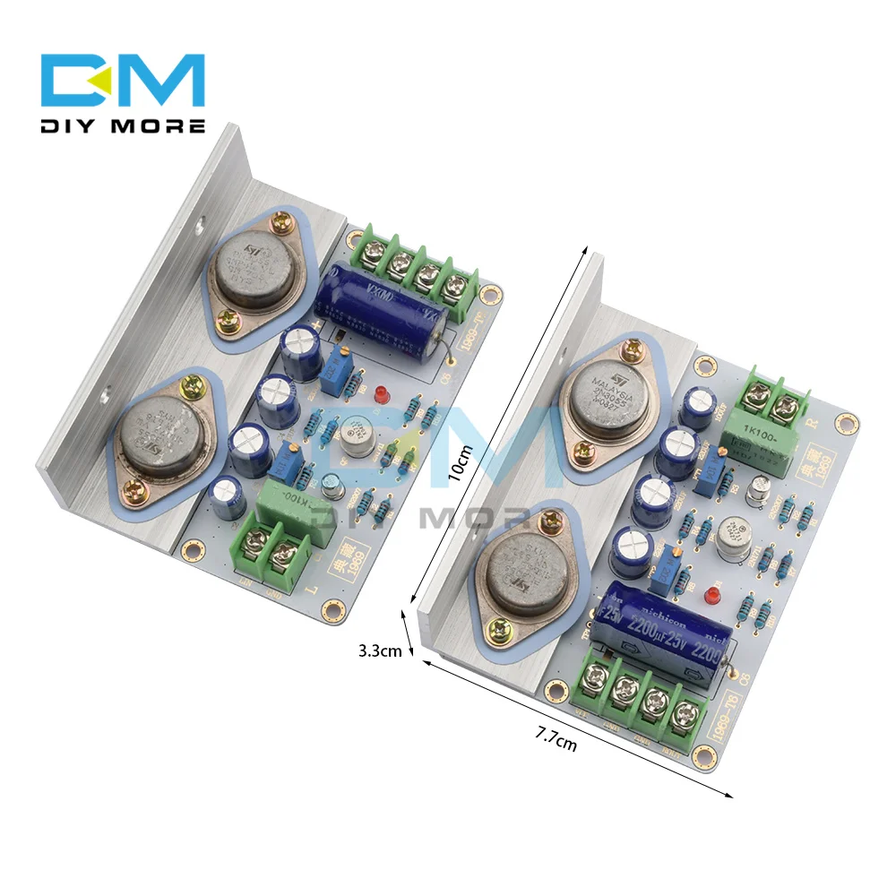 DC 12V-35V 1969 Audio Class A Power Amplifier Board Stereo HIFI Amplifier for 3-8 inch Full Range Speakers 2pcs
DC 12V-35V 1969 Audio Class A Power Amplifier Board Stereo HIFI Amplifier for 3-8 inch Full Range Speakers 2pcs