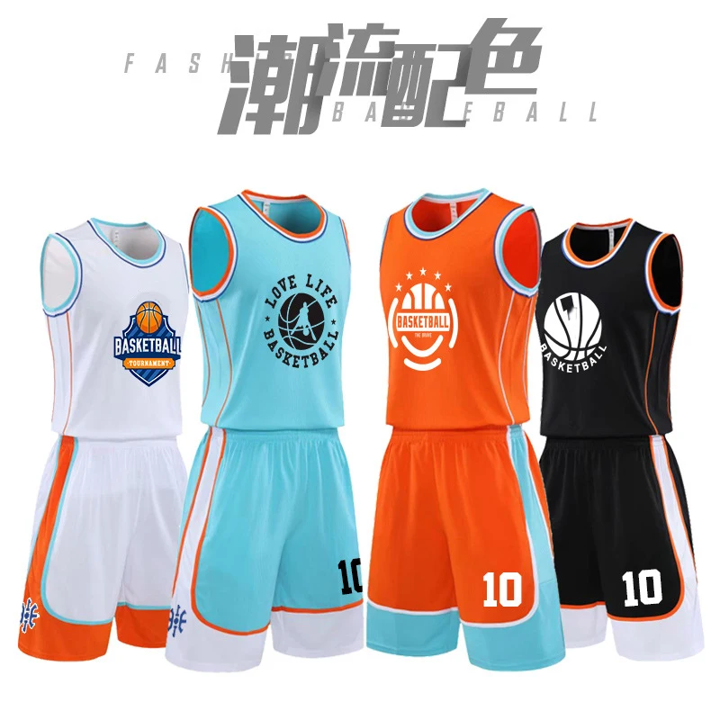 New Play Basketball Clothes Customize Jersey Set Uniform Training Camp Team Suit Streetball Game Sportwear Teenager Men Women
New Play Basketball Clothes Customize Jersey Set Uniform Training Camp Team Suit Streetball Game Sportwear Teenager Men Women