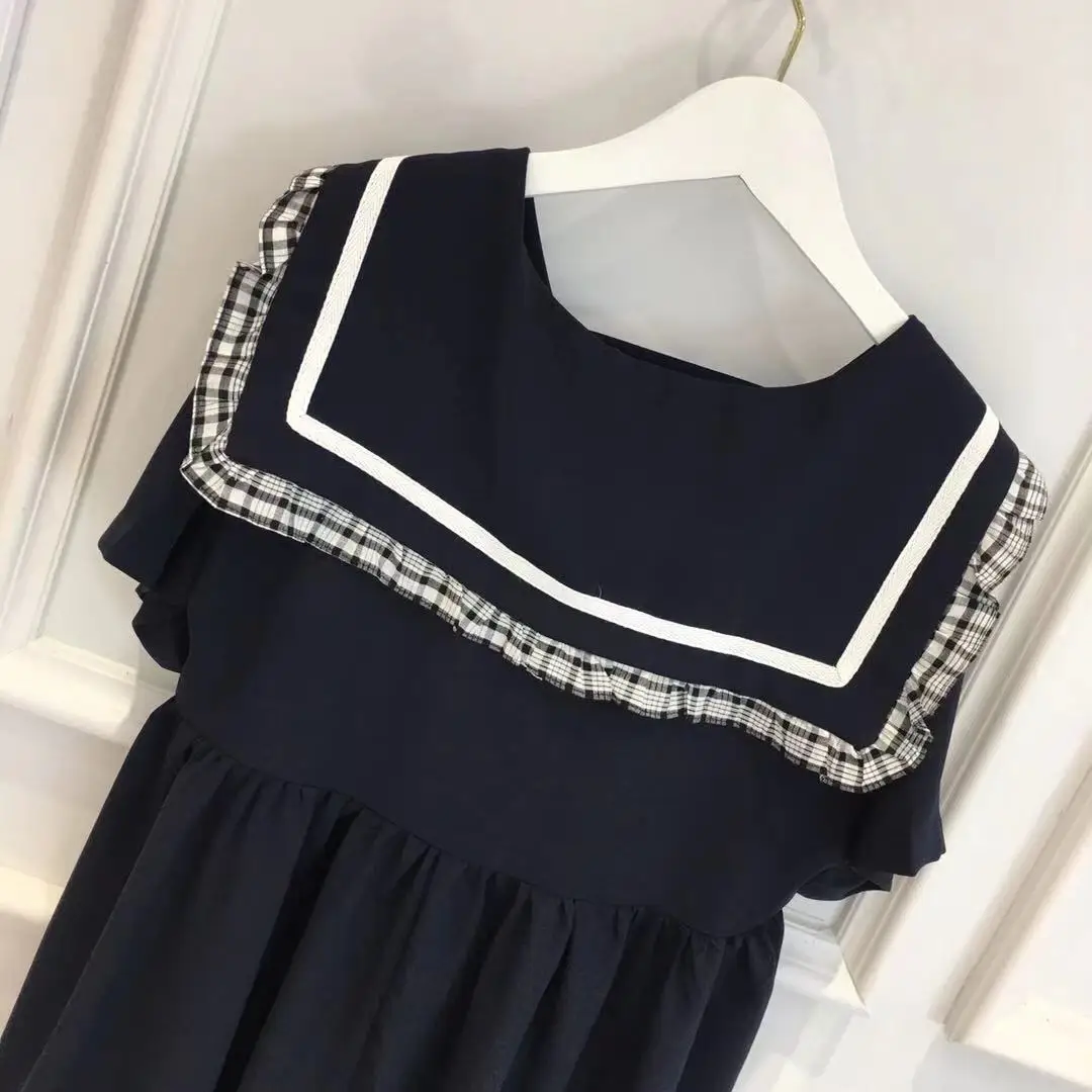 2021 summer new girl's black bow School Collage Style Girls Dress Toddler Girls Clothes
2021 summer new girl's black bow School Collage Style Girls Dress Toddler Girls Clothes