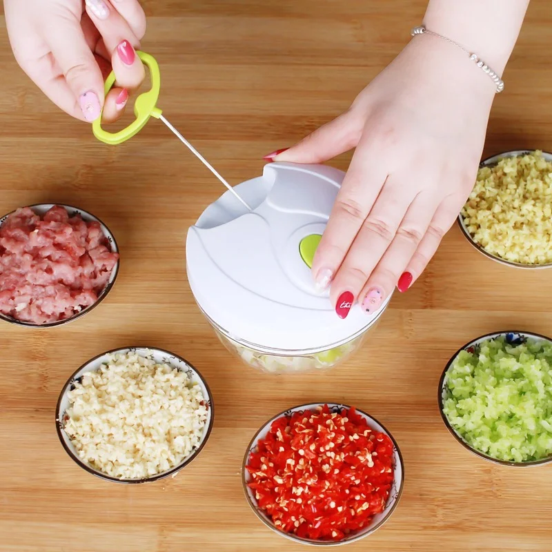 Manual Chopper Kitchen Household Chopper Winch Hand-pulled Meat Racking Machine Kitchen Gadgets Garlic Press Cooking Accessories
Manual Chopper Kitchen Household Chopper Winch Hand-pulled Meat Racking Machine Kitchen Gadgets Garlic Press Cooking Accessories