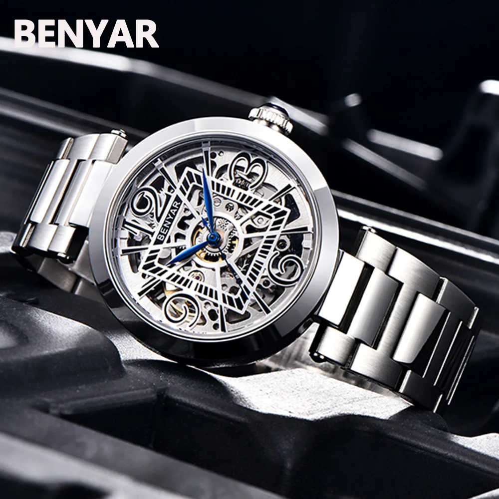BENYAR Top Brand Men Watch Military Sport Automatic Mechanical Watches Waterproof Stainless Steel Clock Relogio Masculino
BENYAR Top Brand Men Watch Military Sport Automatic Mechanical Watches Waterproof Stainless Steel Clock Relogio Masculino