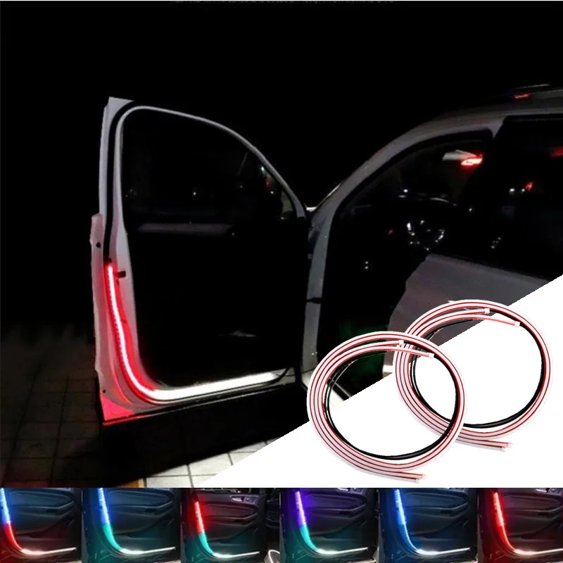 2pcs 1.2M 47 Inch Car Door LED Strobe Light Flexible Dual Color Door Opening Warning LED Strip Light Durable Safety Side Lights
2pcs 1.2M 47 Inch Car Door LED Strobe Light Flexible Dual Color Door Opening Warning LED Strip Light Durable Safety Side Lights
