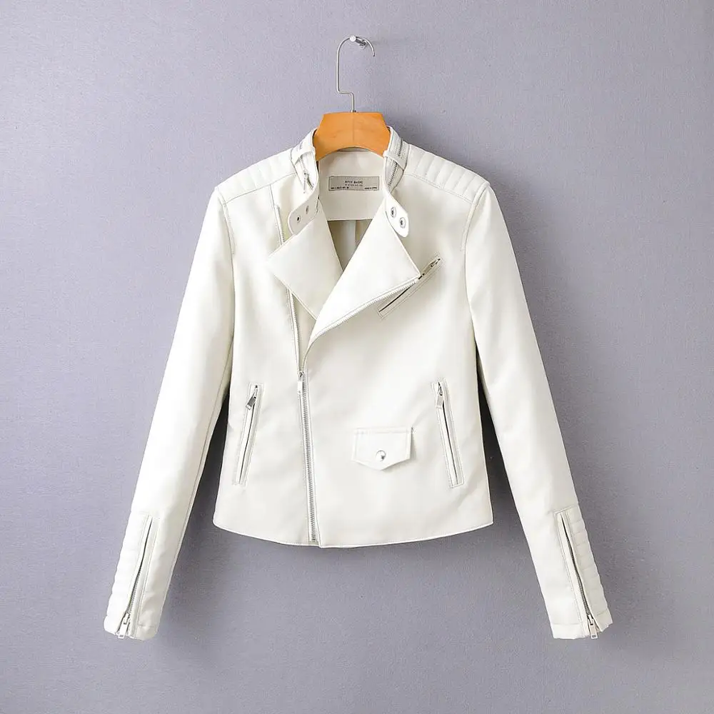 New Arrival 2020 brand Winter Autumn Motorcycle leather jackets White leather jacket women leather coat slim PU jacket Leather
New Arrival 2020 brand Winter Autumn Motorcycle leather jackets White leather jacket women leather coat slim PU jacket Leather