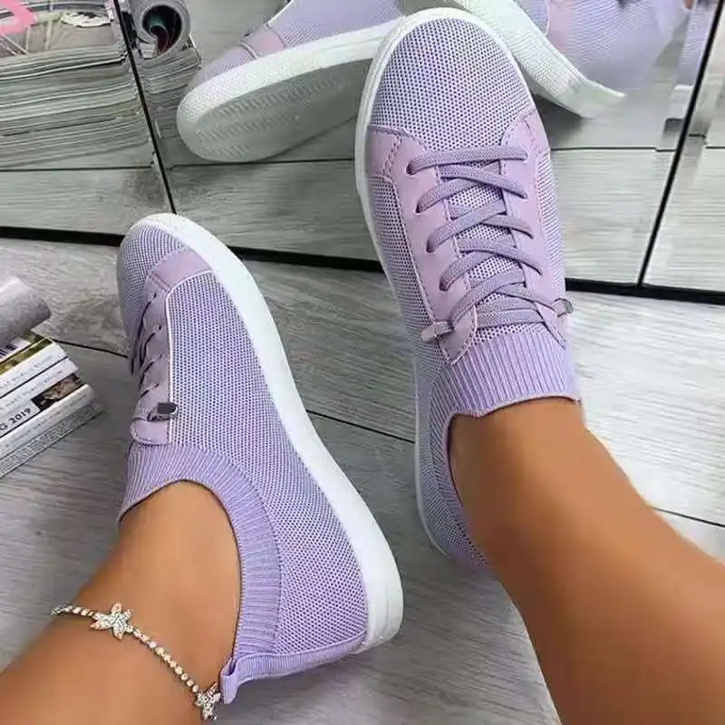 Autumn Women Vulcanized Shoes Ladies Casual Sneakers Mesh Breathable Light Comfort Solid Color Soft Flat for Female Footwear
Autumn Women Vulcanized Shoes Ladies Casual Sneakers Mesh Breathable Light Comfort Solid Color Soft Flat for Female Footwear