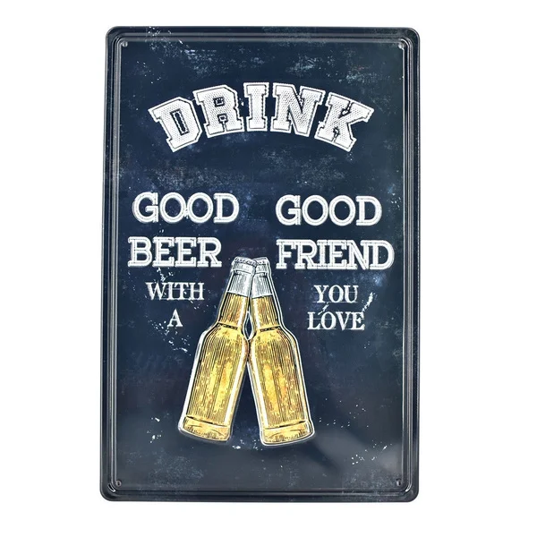 Постер «питьё хорошее пиво», винтажный жестяной знак, металлический плакат, металлический декор, металлическая живопись, настенная наклейк...
Постер «питьё хорошее пиво», винтажный жестяной знак, металлический плакат, металлический декор, металлическая живопись, настенная наклейк...