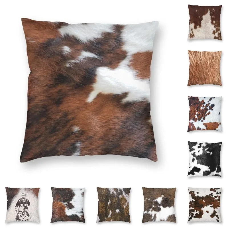 Cowhide Leather Texture Cushion Cover Double-sided Print Floor Pillow Case for Car Cool Pillowcase Home Decor
Cowhide Leather Texture Cushion Cover Double-sided Print Floor Pillow Case for Car Cool Pillowcase Home Decor
