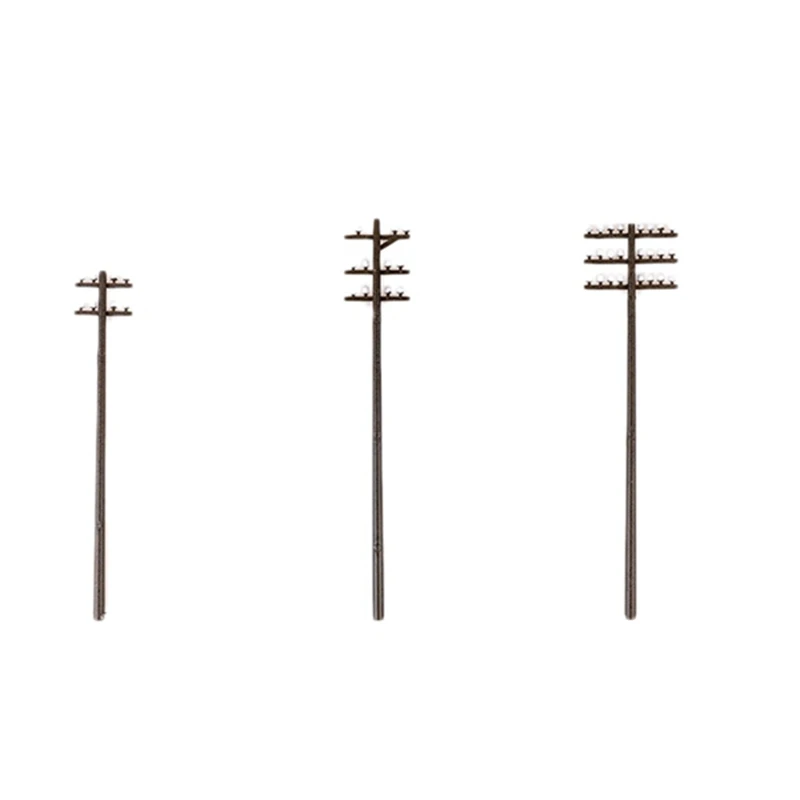 3 Pcs 1:42 Model Train Ho Scale DIY Architectural Model Telegraph Poles Material Sand Table Model Materials
3 Pcs 1:42 Model Train Ho Scale DIY Architectural Model Telegraph Poles Material Sand Table Model Materials