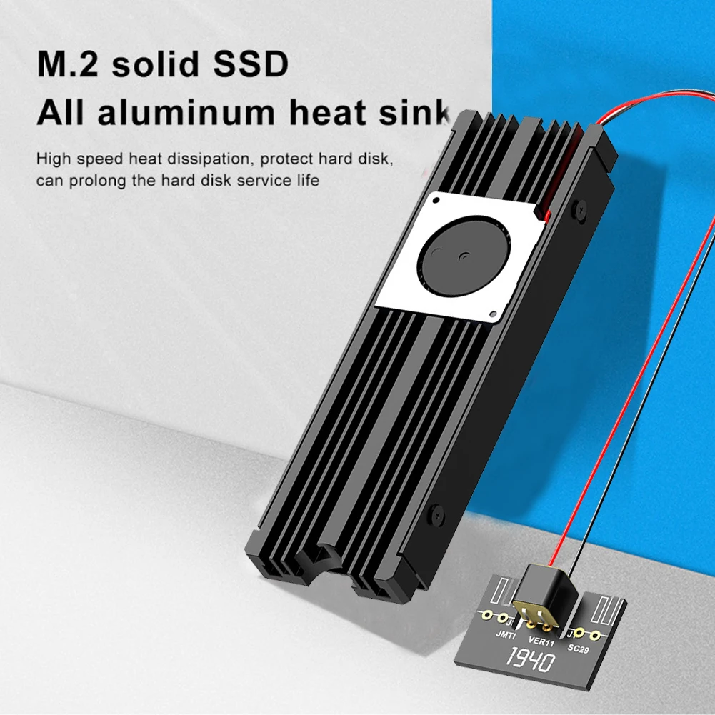 

M.2 SSD NVME теплоотвод радиатор кулер M.2 2280 твердотельный жесткий диск Алюминиевый Радиатор Охлаждающие термопрокладки M2 NGFF SSD радиатор