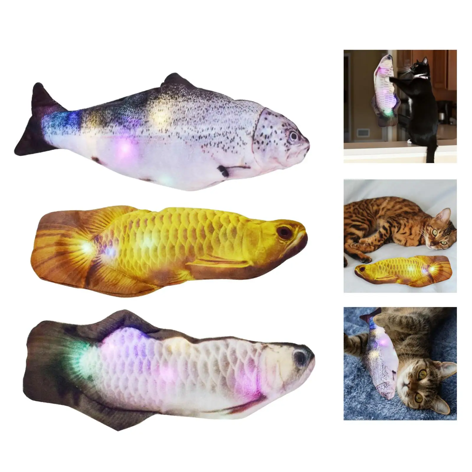 30CM Electronic Pet Cat Toy Electric USB Charging Simulation Fish Toys for Dog Cat Chewing Playing Biting
30CM Electronic Pet Cat Toy Electric USB Charging Simulation Fish Toys for Dog Cat Chewing Playing Biting