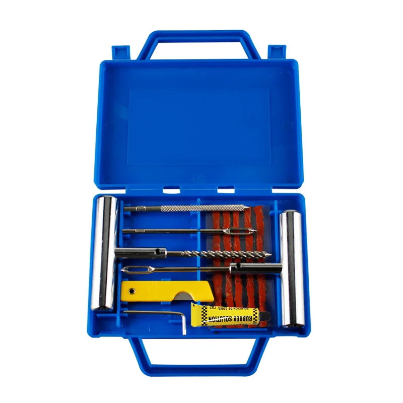 New Auto Tire Repair Kit Motorcycle Bike Tyre Puncture Repair Kit Emergency Heavy Duty Tubeless Plug Set Professional Portable
New Auto Tire Repair Kit Motorcycle Bike Tyre Puncture Repair Kit Emergency Heavy Duty Tubeless Plug Set Professional Portable